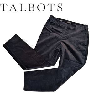 Talbots Velvety Slim Ankle Pant, Size 10